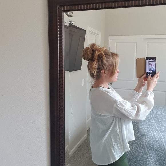 Bohemian Cotton Blouse - Picture 3 of 9